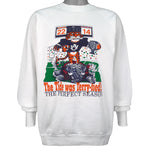 NCAA - Auburn Tigers Crew Neck Sweatshirt 1990s XX-Large Vintage Retro Football College