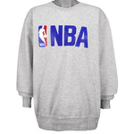 Champion - Grey NBA Crew Neck Sweatshirt 1990s X-Large Vintage Retro