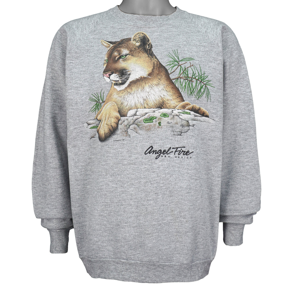 Vintage - Mountain Lion Crew Neck Sweatshirt 1989 X-Large Vintage Retro