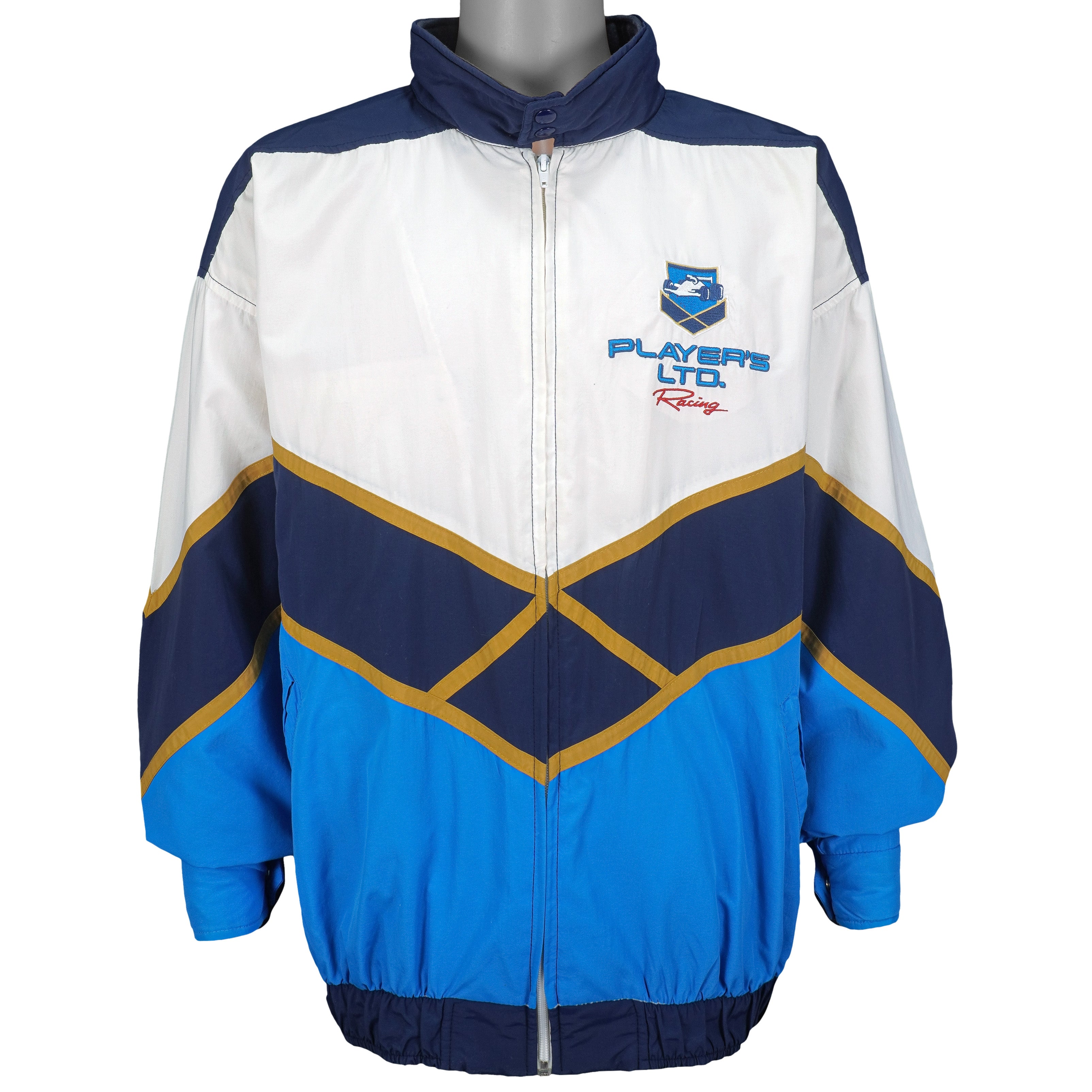 Vintage (Vetements DYN PRO - Players Ltd. Racing Tricolor Jacket 1990s X-Large Vintage Retro