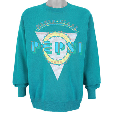 Vintage (Apparel America`) - World Classic Pepsi Crew Neck Sweatshirt 1990s Large
