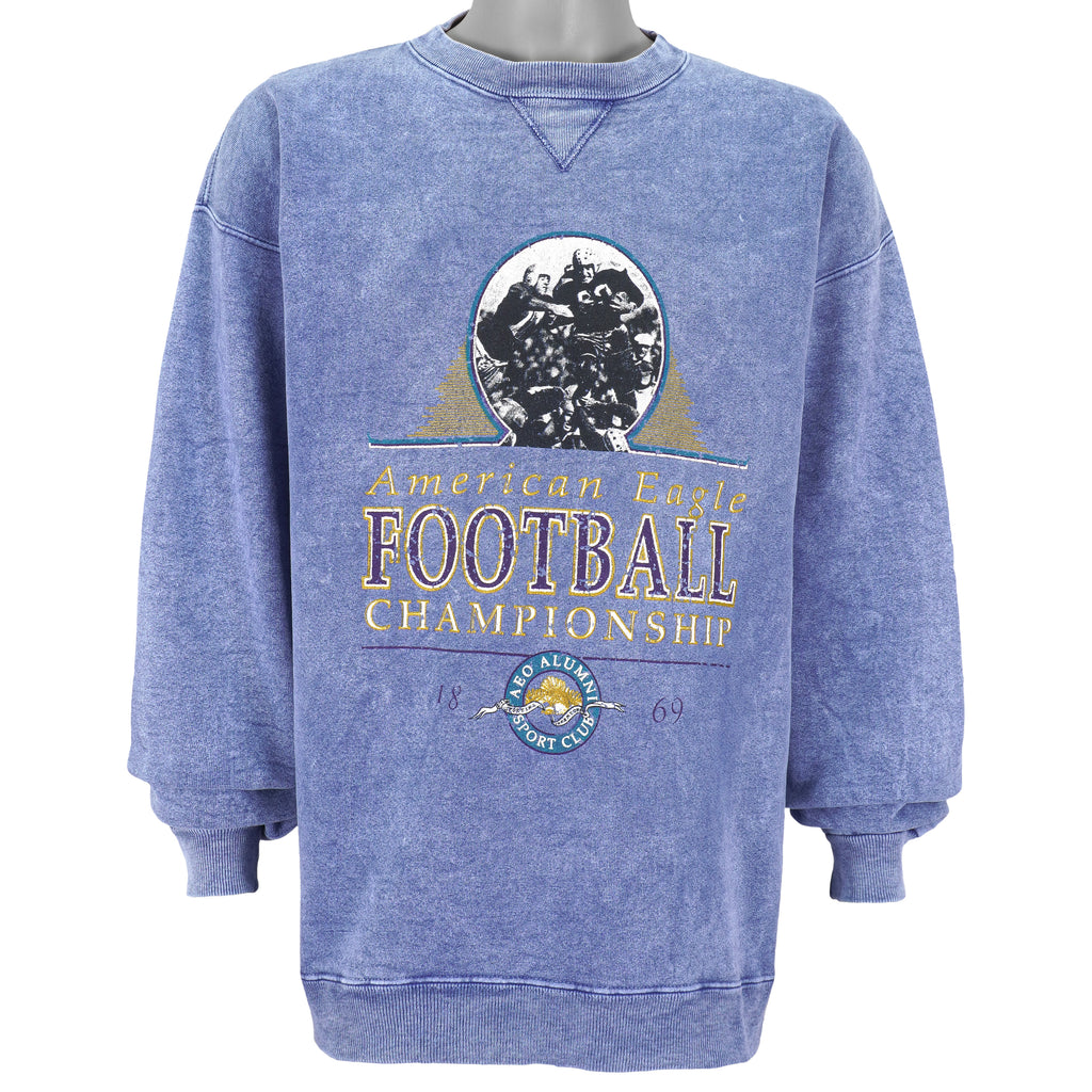 Vintage (Galt Sand) - American Eagle Football Champions Crew Neck Sweatshirt 1990s X-Large Vintage Retro Football