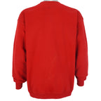 Marvel - Red Super Heroes Printed Sweatshirt Large Vintage Retro