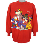Disney - Mickey in Chicago Crew Neck Sweatshirt 1990s XX-Large