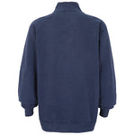 Nike - Dark Blue 1/4 Zip Spell-Out Sweatshirt 1990s Large Vintage Retro