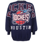 NBA (Magic Johnson Ts) - Houston Rockets Crew Neck Sweatshirt 1990s Large Vintage Retro Basketball