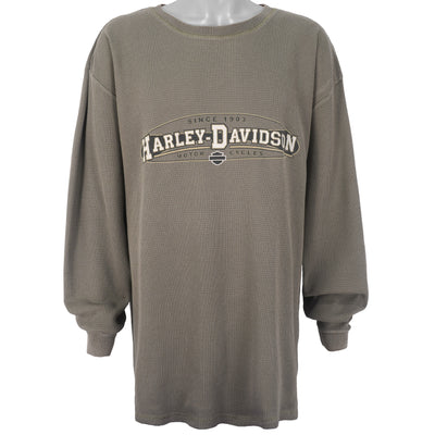Harley Davidson - Bellmore, NY Spell-Out Crew Neck Sweatshirt 1990s 3X-Large