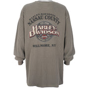 Harley Davidson - Bellmore, NY Spell-Out Crew Neck Sweatshirt 1990s 3X-Large Vintage Retro
