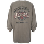 Harley Davidson - Bellmore, NY Spell-Out Crew Neck Sweatshirt 1990s 3X-Large Vintage Retro