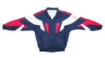Adidas - Red, White & Blue Colorway Windbreaker 1990s Large Vintage Retro