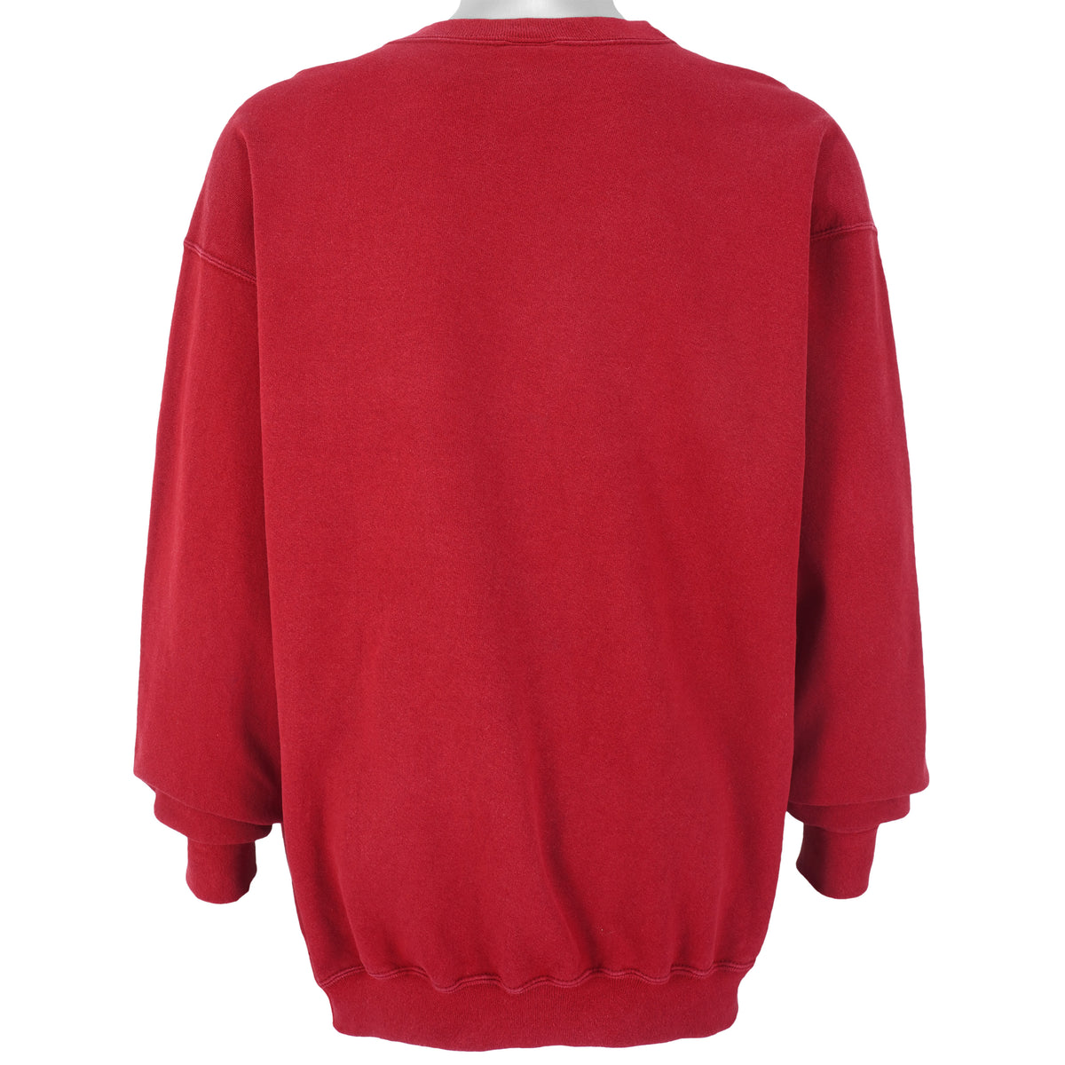 Nike - Red Classic Crew Neck Sweatshirt 1990s Large Vintage Retro
