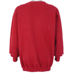 Nike - Red Classic Crew Neck Sweatshirt 1990s Large Vintage Retro