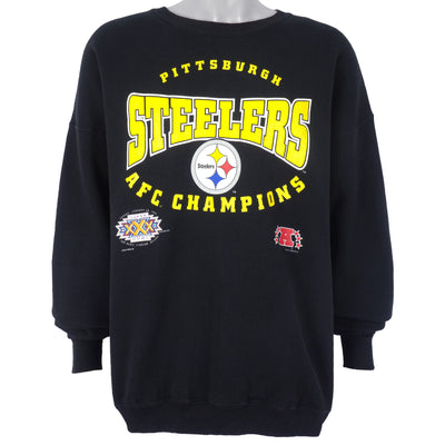 NFL (Lee) - Pittsburgh Steelers Crew Neck Sweatshirt 1995 XX-Large