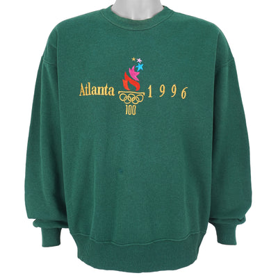 Vintage (Hanes) - Atlanta Olympic Embroidered Crew Neck Sweatshirt 1996 X-Large
