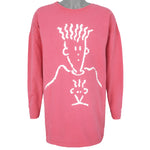 Vintage (Fido Dido) - 7Up Big Logo Crew Neck Sweatshirt 1990s Large Vintage Retro