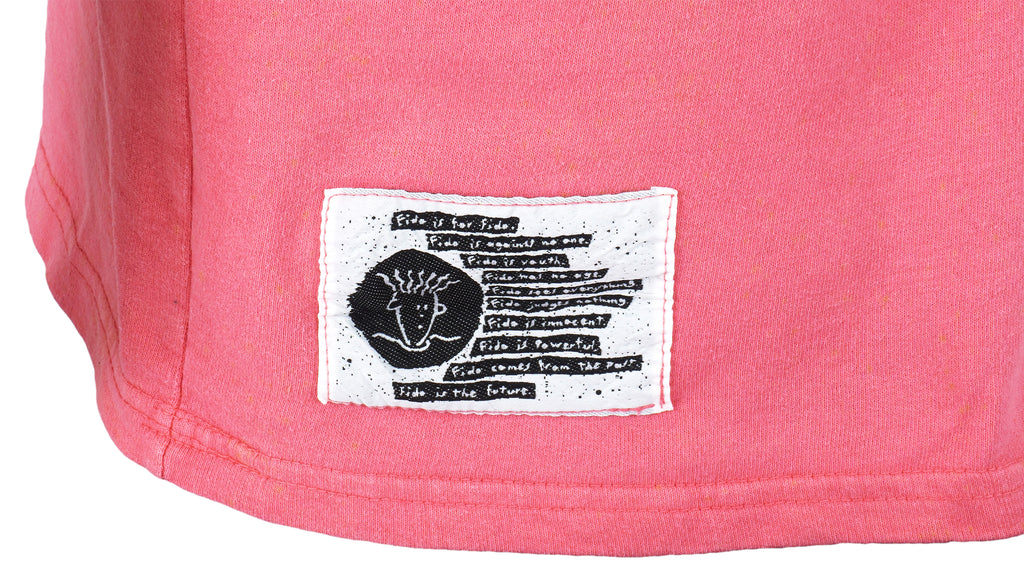 Vintage (Fido Dido) - 7Up Big Logo Crew Neck Sweatshirt 1990s Large Vintage Retro