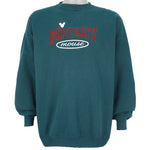 Disney - Mickey Embroidered Crew Neck Sweatshirt 1990s X-Large Vintage Retro