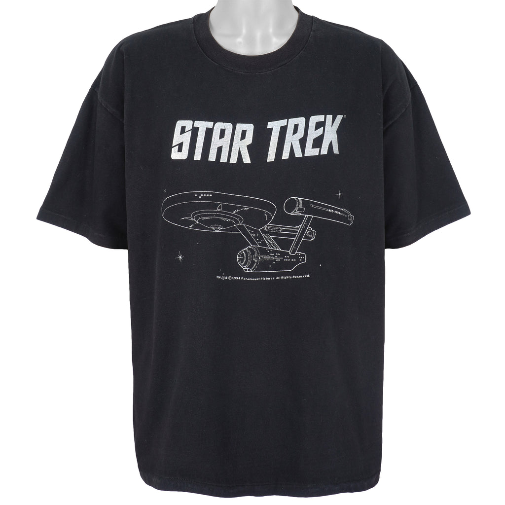 Vintage (Hanes) -Star Trek Spell-Out T-Shirt 1994 XX-Large Vintage Retro