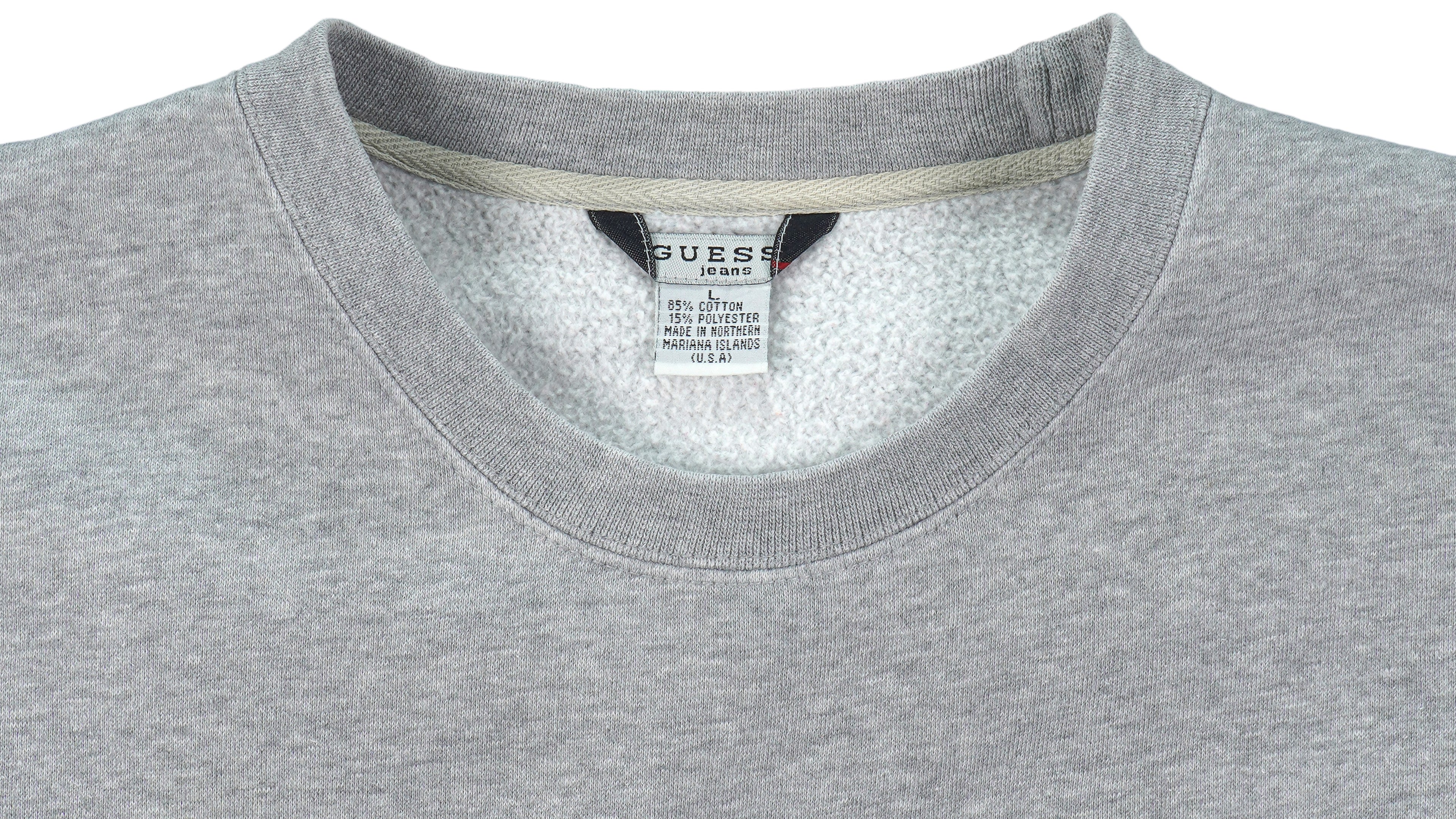 Guess - Guess U.S.A Jeans Spell-Out Sweatshirt 1990s Large Vintage Retro