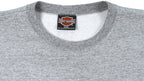 Harley Davidson - Grey Spell-Out Muscle T-Shirt 1998 XX-Large Vintage Retro