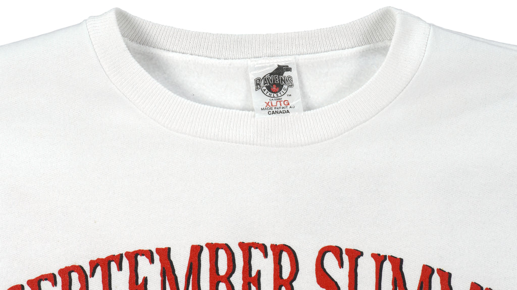 Vintage (Ravens) - Team Canada, Hockey Spell-Out & Logo Sweatshirt 1996 X-Large Vintage Retro Hockey