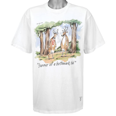 Vintage (The Far Side) - Bummer Of A Birthmark, Hal Deadstock T-Shirt 1990s X-Large