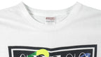 Guess - White Spell-Out T-Shirt 1989 X-Large Vintage Retro