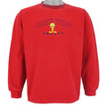 Looney Tunes - Tweety Embroidered Spell-Out Sweatshirt 1990s Medium Vintage Retro