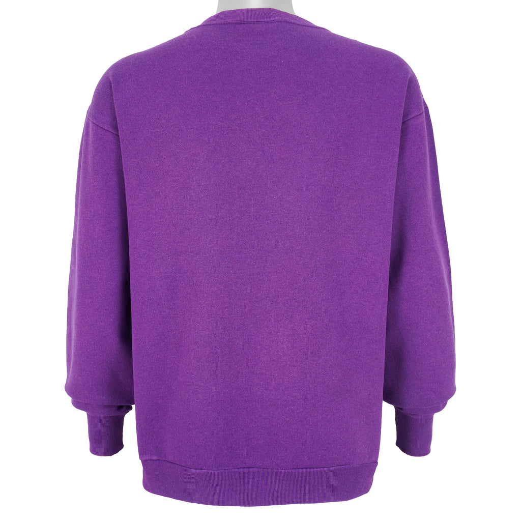 Vintage (Delta) - Utah Spell-Out Crew Neck Sweatshirt 1990s Large Vintage Retro