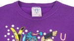 Vintage (Delta) - Utah Spell-Out Crew Neck Sweatshirt 1990s Large Vintage Retro