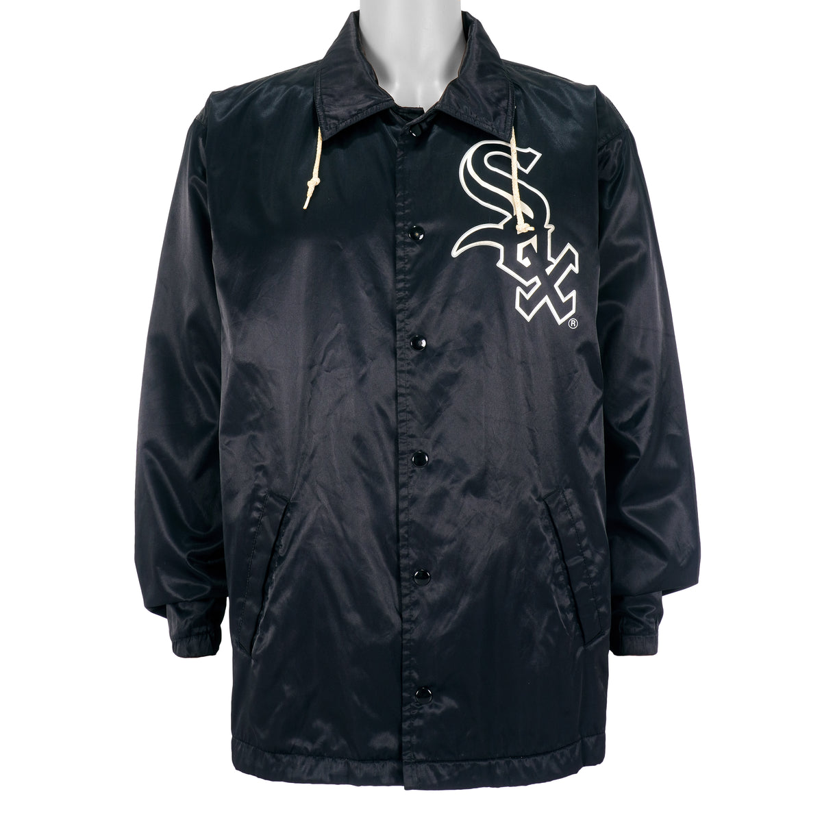 Starter - Chicago White Sox Big Spell-Out Windbreaker 1990s Large Vintage Retro Baseball