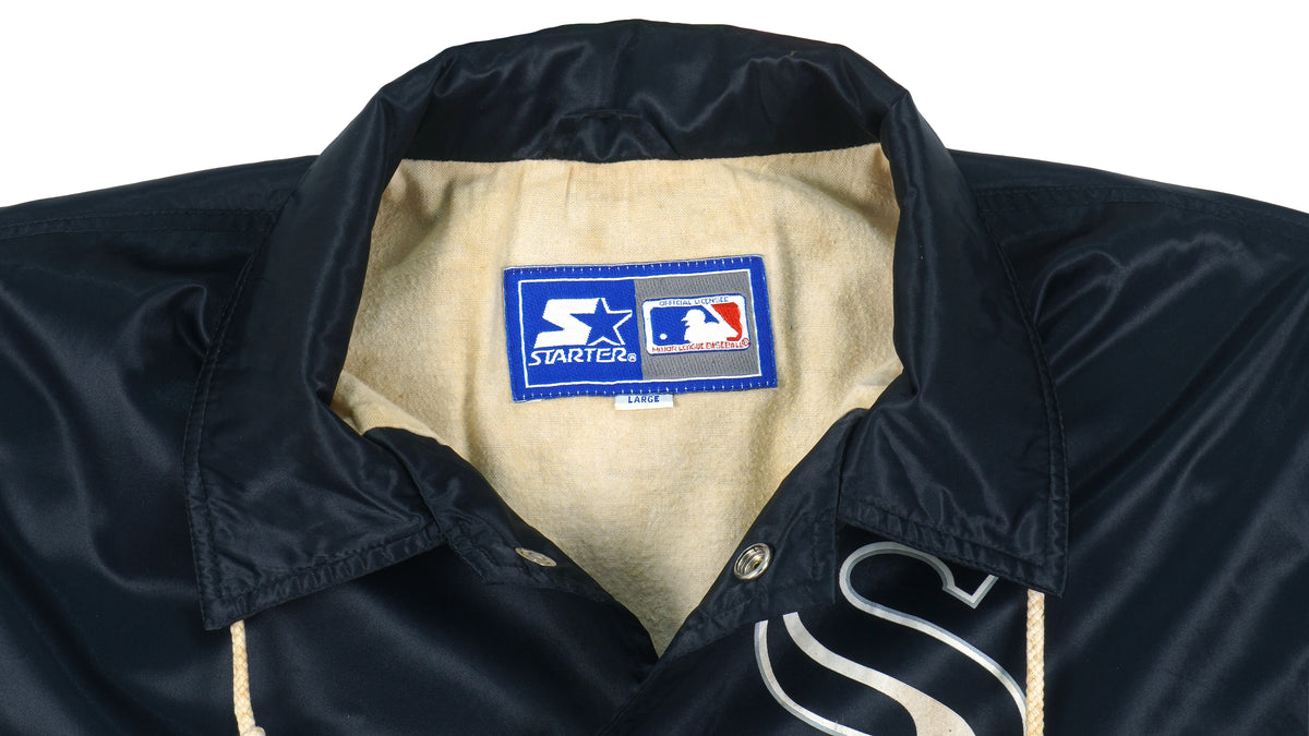 Starter - Chicago White Sox Big Spell-Out Windbreaker 1990s Large Vintage Retro Baseball