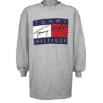 Tommy Hilfiger - Tommy Jeans Spell-Out Crew Neck Sweatshirt 1990s X-Large Vintage Retro