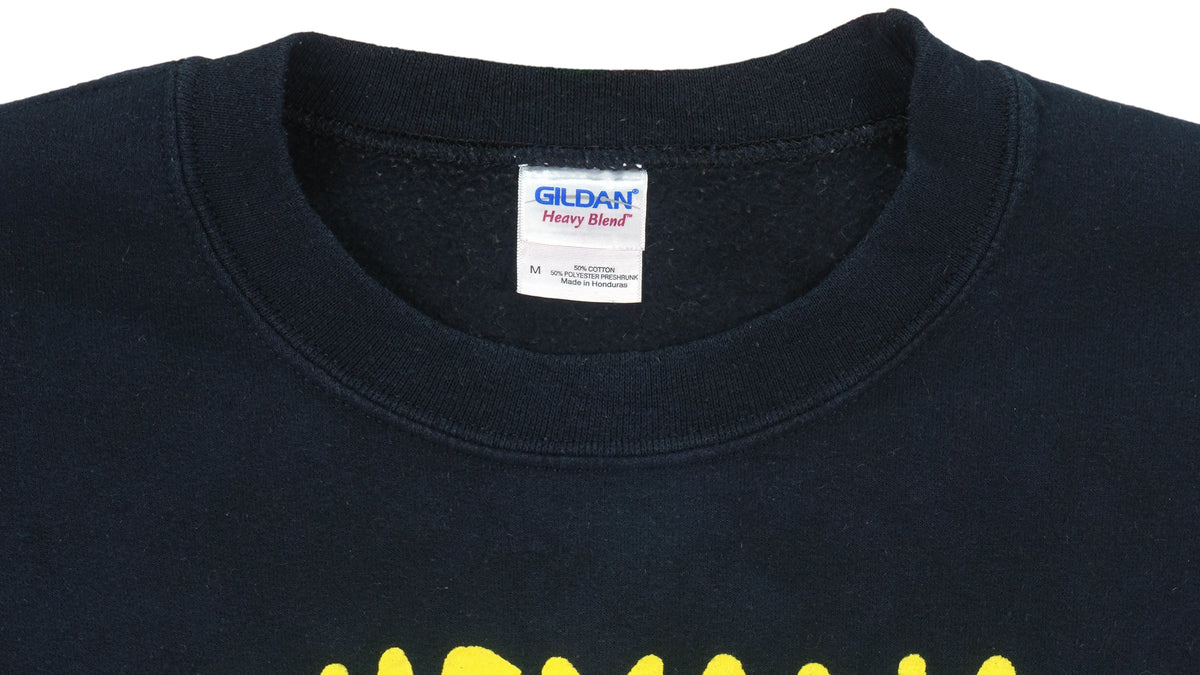 Vintage (Gildan) - Black Nirvana Spell-Out Crew Neck 2012 Medium Vintage Retro