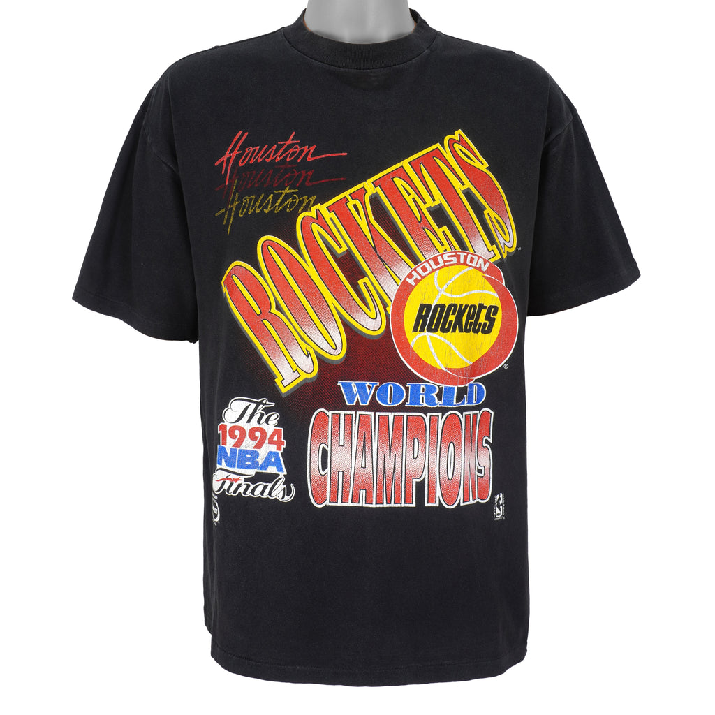NBA (True Fan) - Houston Rockets, World Champions T-Shirt 1994 X-Large Vintage Retro Basketball