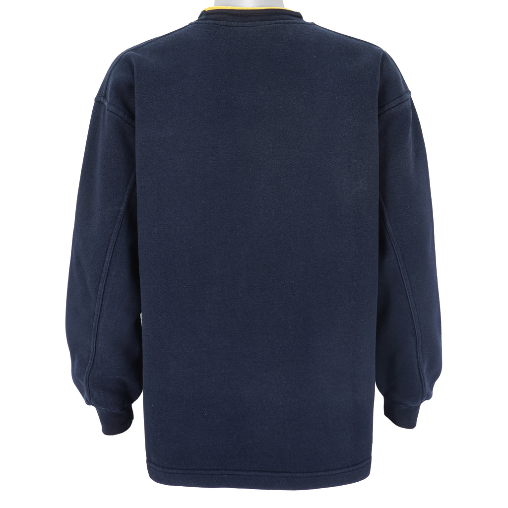 Nike - Blue Classic Crew Neck Sweatshirt 1990s Medium Vintage Retro
