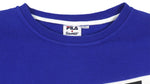 Fila - Green, White & Blue Spell-Out Crew Neck Sweatshirt 1990s Small Vintage Retro
