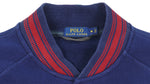 Ralph Lauren (Polo) - Blue Spell-Out Button-Up Jacket 1990s Medium Vintage Retro
