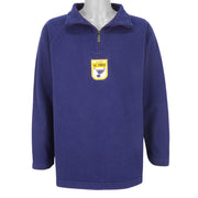 Nike - St. Louis Blues  1/4 Zip Spell-Out Sweatshirt 1990s Medium Vintage Retro Hockey