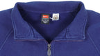 Nike - St. Louis Blues  1/4 Zip Spell-Out Sweatshirt 1990s Medium Vintage Retro Hockey