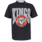 NHL (Trench) - Los Angeles Kings T-Shirt 1990 Medium Vintage Retro Hockey