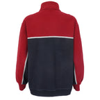 Nautica - Blue & Red Spell-Out 1/4 Zip Sweatshirt 1990s X-Large Vintage Retro