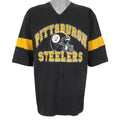 NFL (Logo 7) - Pittsburgh Steelers Big Spell-Out Jersey1970s X-Large Vintage Retro Football