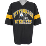 NFL (Logo 7) - Pittsburgh Steelers Big Spell-Out Jersey 1990s X-Large