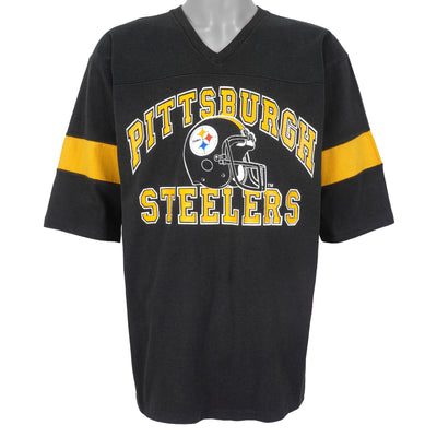 NFL (Logo 7) - Pittsburgh Steelers Big Spell-Out Jersey 1990s X-Large