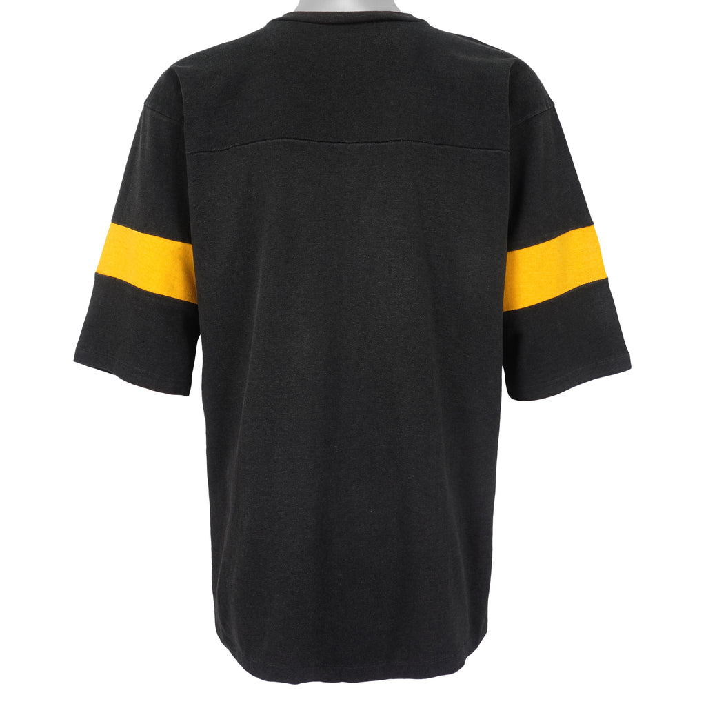 NFL (Logo 7) - Pittsburgh Steelers Big Spell-Out Jersey1970s X-Large Vintage Retro Football