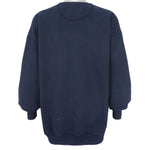 Guess - Blue Spell-Out Crew Neck Sweatshirt 1990s XX-Large Vintage Retro
