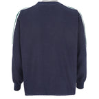 Guess - Dark Blue Spell-Out Crew Neck Sweatshirt 1990s Large Vintage Retro