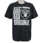 NFL (Salem) - Oakland Raiders Spell-Out T-Shirt 1995 X-Large