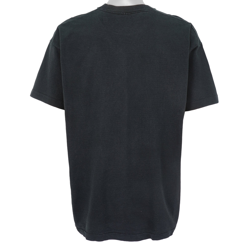 NFL (Salem) - Oakland Raiders Spell-Out T-Shirt 1995 X-Large Vintage Retro Football
